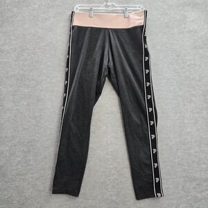 Victoria's Secret PINK Women Activewear Pants L Black White Yoga Legging